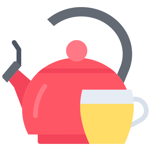 Чайник Coloring Flat иконка