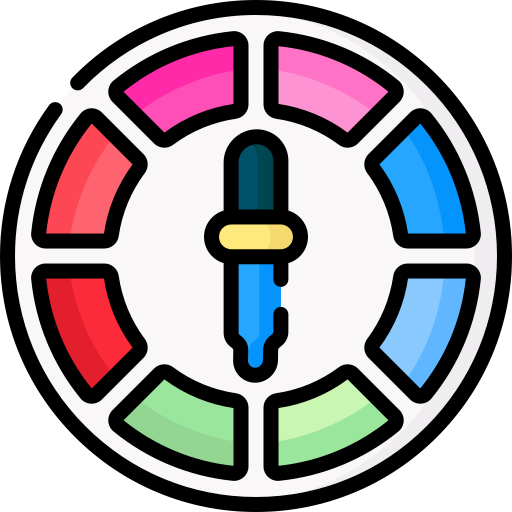 Color wheel Special Lineal color icon