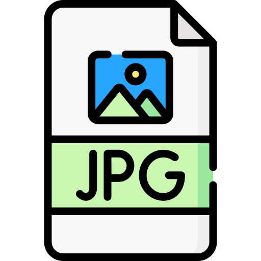 jpg 파일 Special Lineal color icon