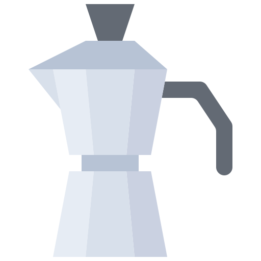 Coffee machine Coloring Flat icon