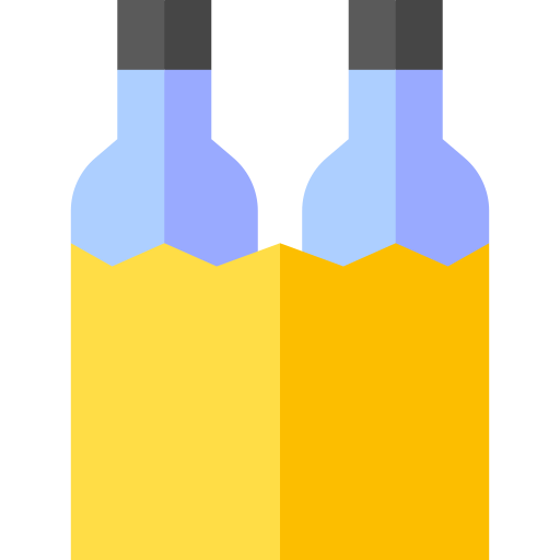 Бутылка Basic Straight Flat иконка