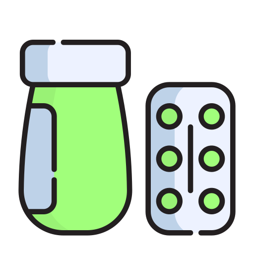 의약품 Generic Outline Color icon