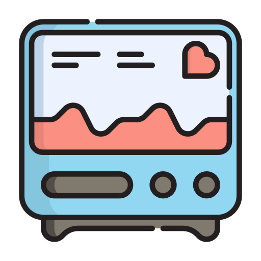Heart monitoring Generic Outline Color icon
