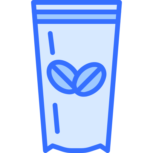 bolsa de café Coloring Blue icono