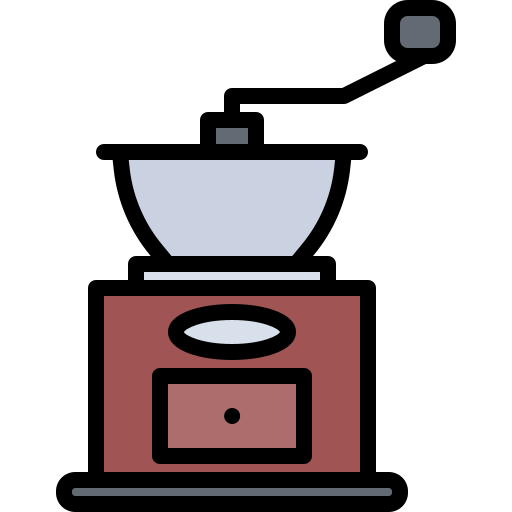 molinillo de cafe Coloring Color icono