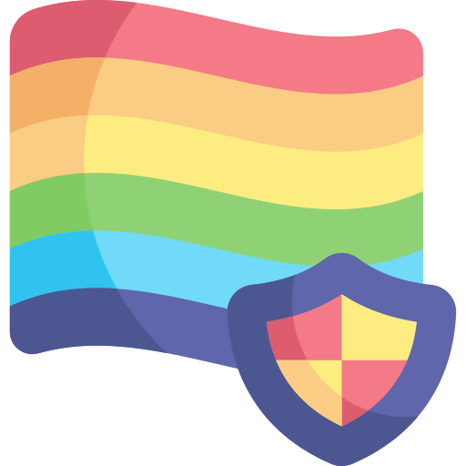 ЛГБТ Kawaii Flat иконка