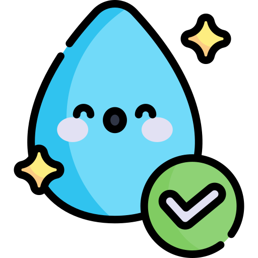 Water Kawaii Lineal color icon