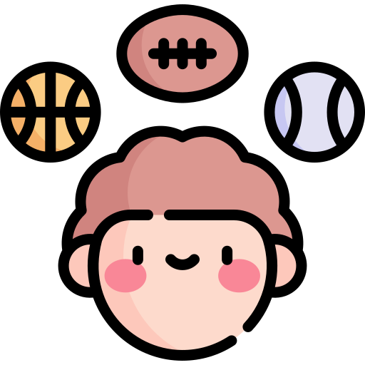 スポーツ Kawaii Lineal color icon