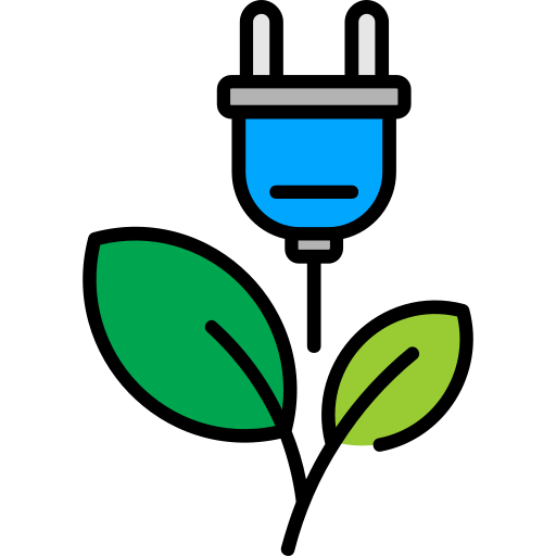 Eco electric Generic Outline Color icon