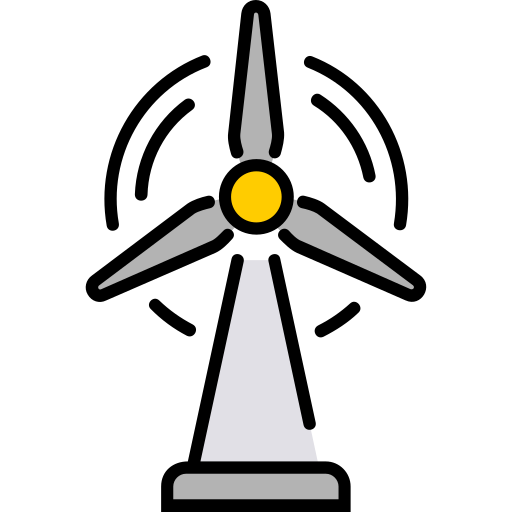 Wind turbine Generic Outline Color icon