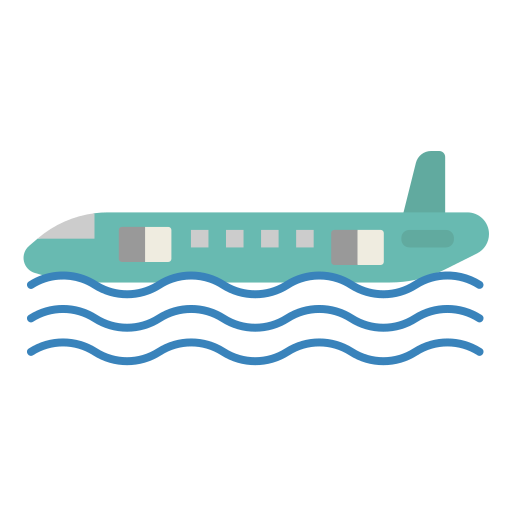 飛行機事故 Generic Flat icon