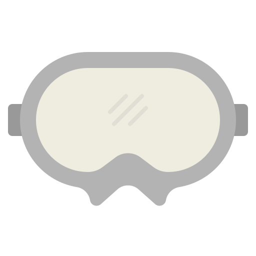 veiligheidsbril Generic Flat icoon