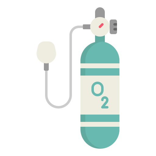 tanque de oxígeno Generic Flat icono