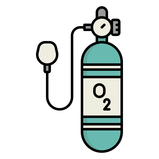 bouteille d'oxygène Generic Outline Color Icône