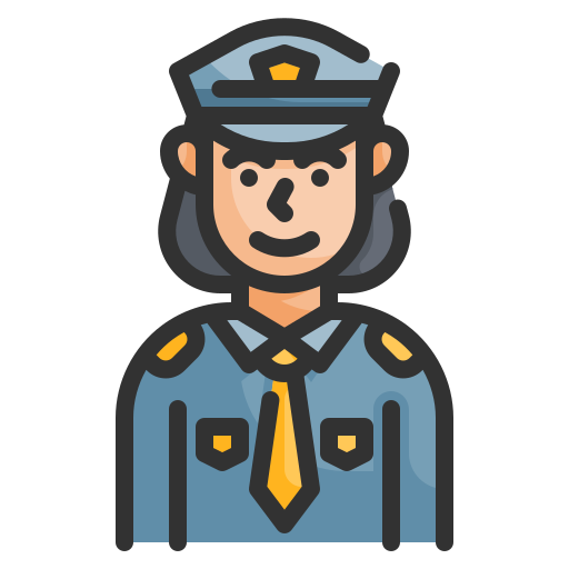 polizei Wanicon Lineal Color icon