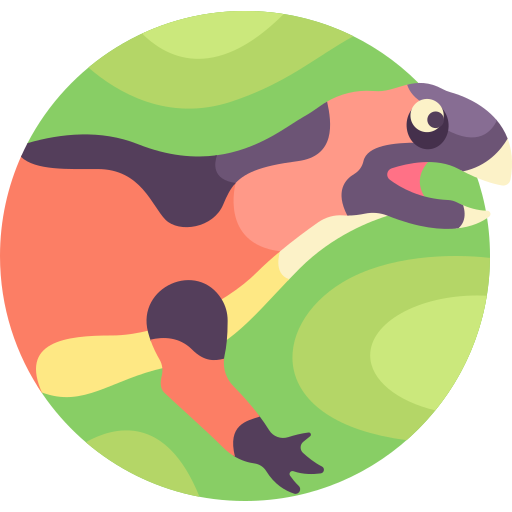 psitakozaur Detailed Flat Circular Flat ikona