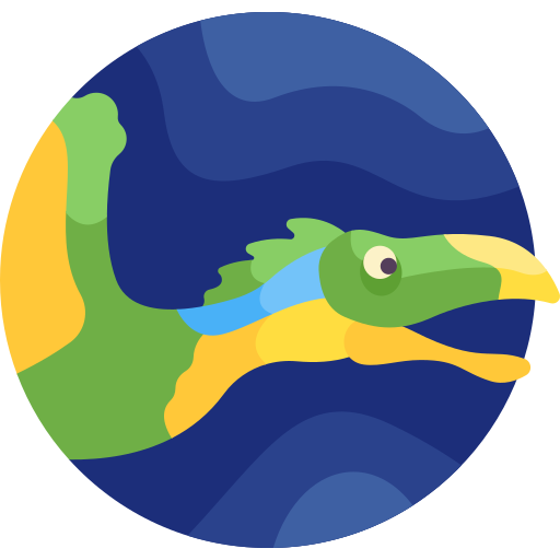 dimorphodon Detailed Flat Circular Flat icono