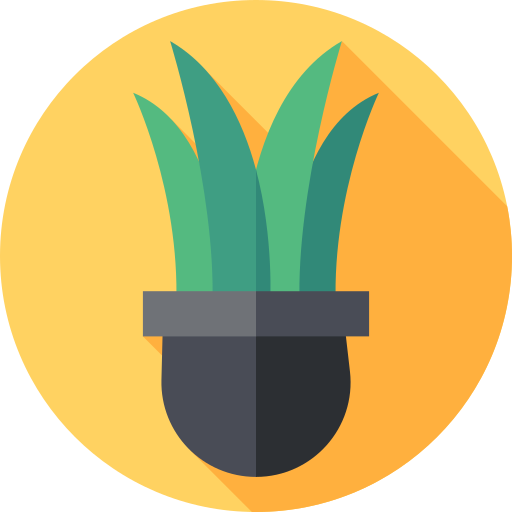 pianta Flat Circular Flat icona