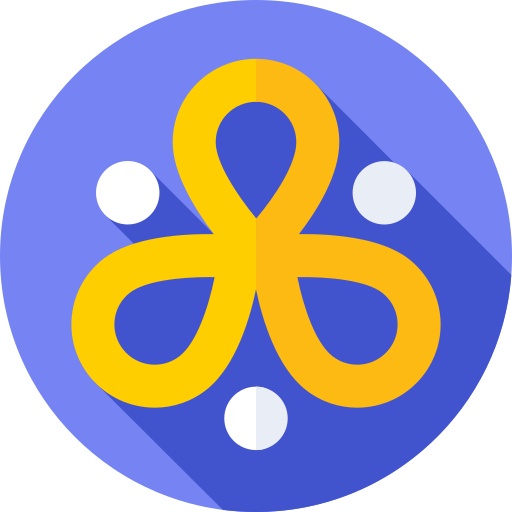 Flower Flat Circular Flat icon