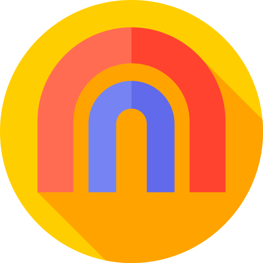 Rainbow Flat Circular Flat icon