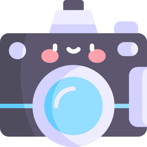 kamera Kawaii Flat icon