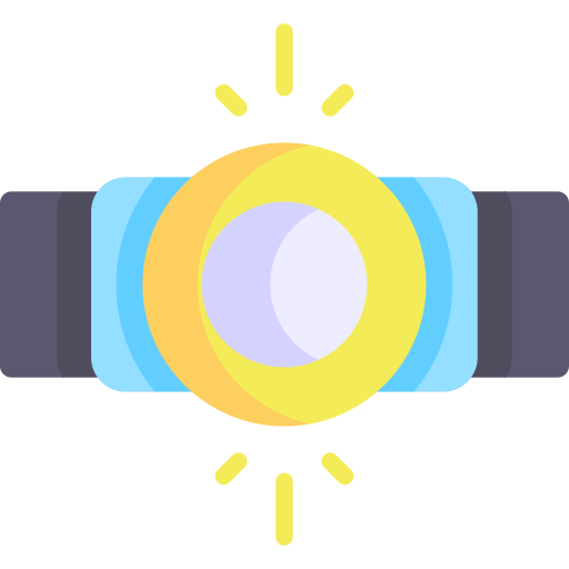 Налобный фонарь Kawaii Flat иконка