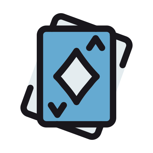 포커 카드 Generic Outline Color icon
