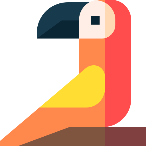 Parrot Basic Straight Flat icon