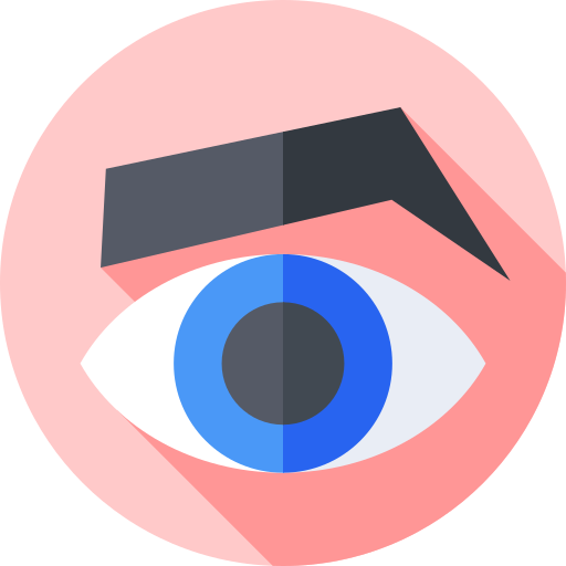 Глаз Flat Circular Flat иконка