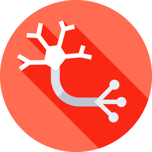 neuron Flat Circular Flat icon