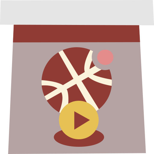 basketball Cartoon Flat icon