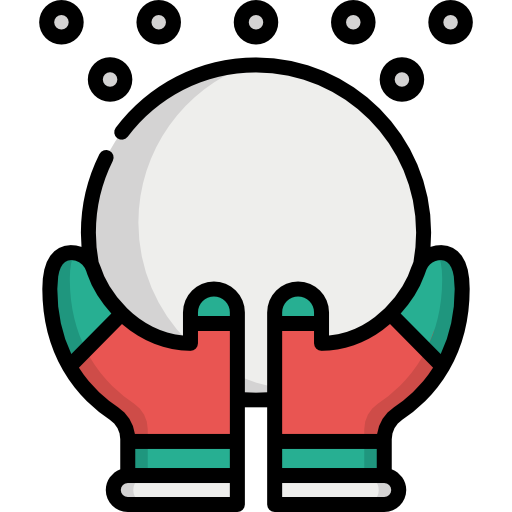 Snow ball Special Lineal color icon