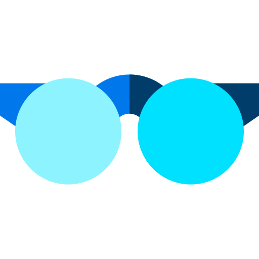 brille Basic Straight Flat icon