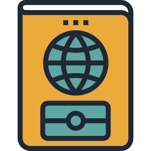 passaporto Becris Lineal color icona