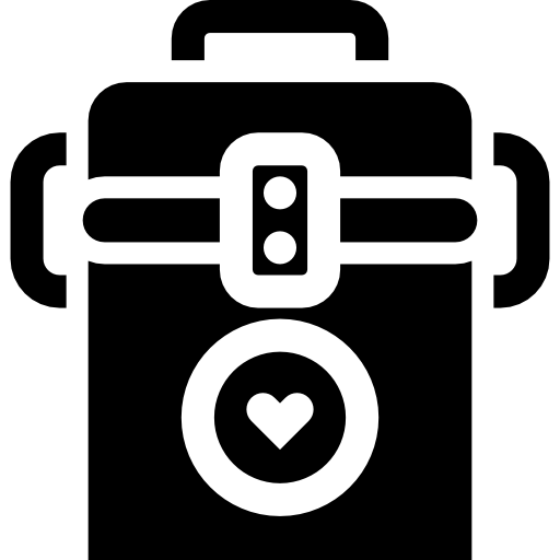 장기 용기 Basic Straight Filled icon