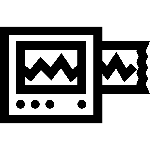Кардиограмма Basic Straight Lineal иконка
