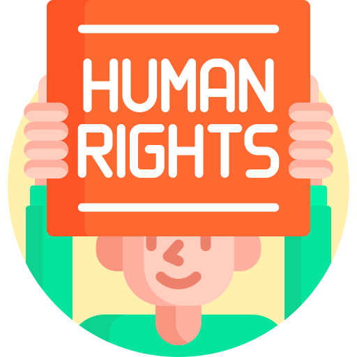 diritti umani Detailed Flat Circular Flat icona