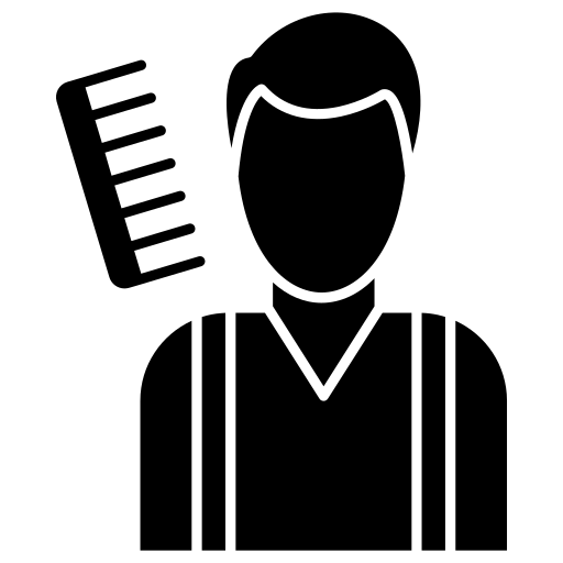 Парикмахер Generic Glyph иконка