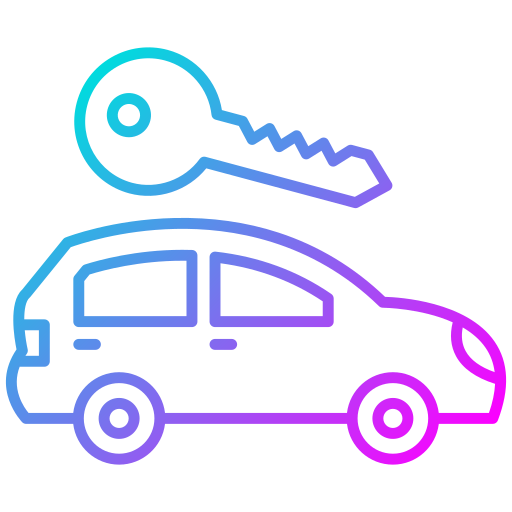 noleggio auto Generic Gradient icona