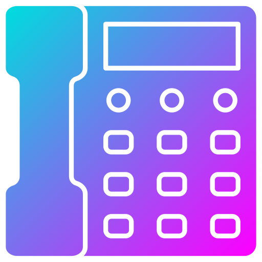 telefon Generic Flat Gradient ikona