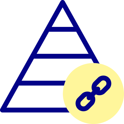 ピラミッド Detailed Mixed Lineal color icon