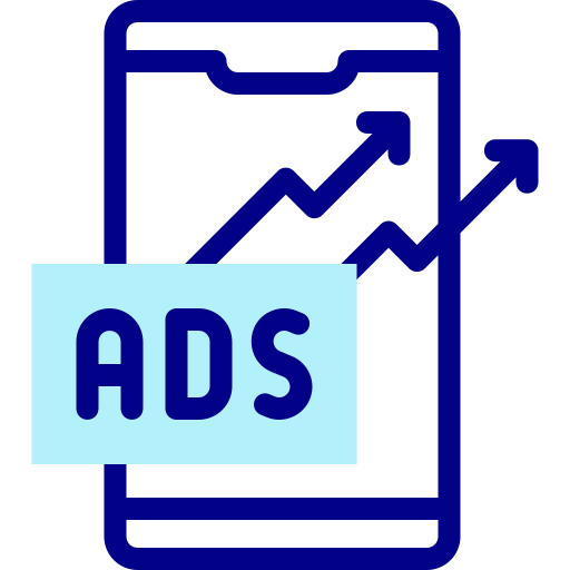 Ads Detailed Mixed Lineal color icon