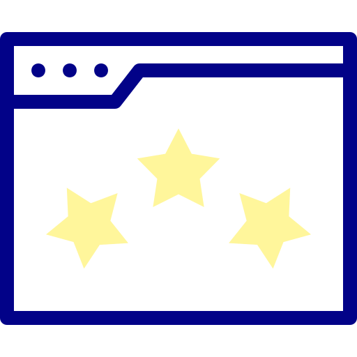 Ratings Detailed Mixed Lineal color icon