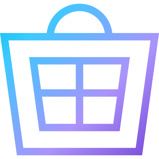 bolsa de la compra Generic Gradient icono