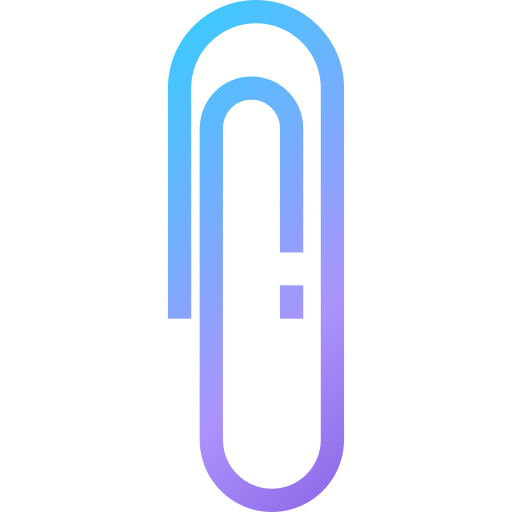 paperclip Generic Gradient icoon