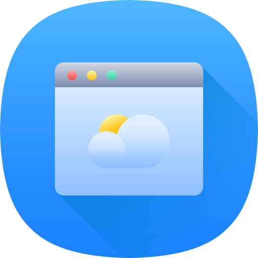 navegador web Generic Flat Gradient icono