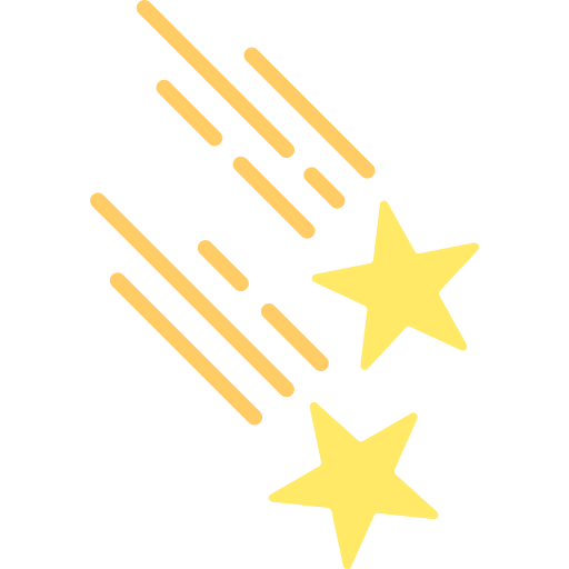 Падающая звезда Generic Flat иконка