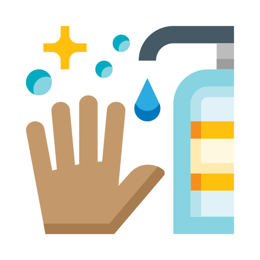 mycie rąk edt.im Flat ikona