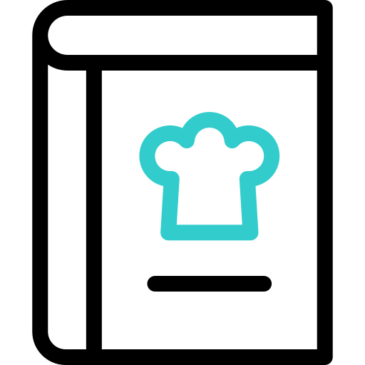 Recipe book Basic Accent Outline icon