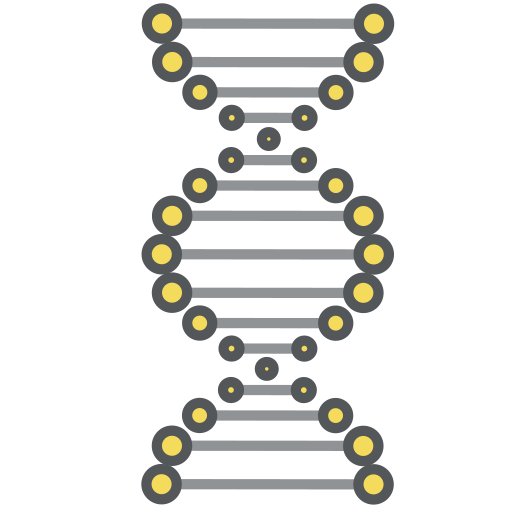 Нить ДНК Generic Outline Color иконка